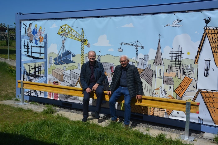 Hans Godowitsch und Hans Kern vom MUBA freuen sich auf viele interessierte Besucher in ihren ...