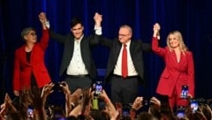 Die amtierende Labor Party gewinnt ersten Auszählungen nach die Parlamentswahl in Australien.