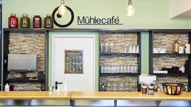 Nicht nur im Café des Sozialunternehmens war Andrea Heuberger tätig. Durch die Arbeit schöpfte die vierfache Mutter wieder neuen Mut und Selbstvertrauen. (Bild: Aqua Mühle)