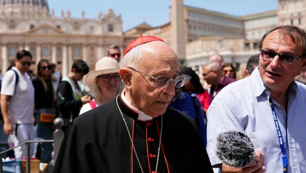 Vor der Papst-Wahl am Mittwoch treffen die Kardinäle nach und nach in Rom ein. (Bild: AFP/DIMITAR DILKOFF)