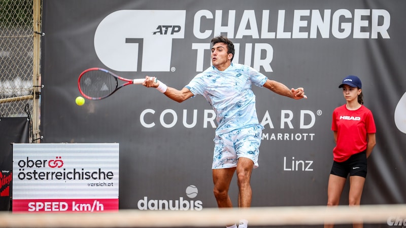 Roman Burruchaga (Bild) trifft im Finale auf Tomas Barrios Vera.  (Bild: Manfred Binder /SMP)