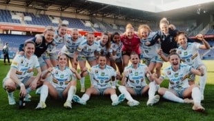 Die Frauen des SKN St. Pölten haben ihre Titelserie fortgesetzt! (Bild: GEPA)