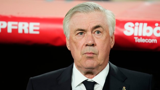 Wie geht es mit Carlo Ancelotti und Real Madrid weiter? (Bild: AP/ASSOCIATED PRESS)