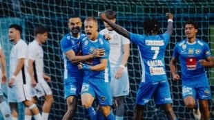 St. Pölten wies die zweite Mannschaft von Sturm Graz am Samstag auswärts mit 4:2 in die Schranken. (Bild: GEPA)