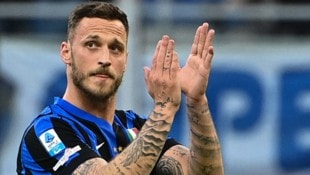 Marko Arnautovic war für Inter bis zur 77. Minute im Einsatz. (Bild: AFP/APA/Isabella BONOTTO)