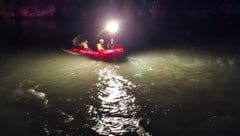 Die Suche wurde erfolglos abgebrochen. (Bild: Wassererrettung Salzburg)
