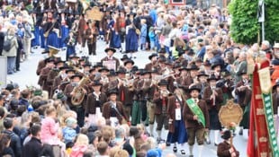 Aufmärsche der Kapellen gehören beim Gauder Fest jedes Jahr dazu. (Bild: Birbaumer Christof)