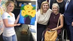 Eine falsche Medikamentendosis – und Jessica Powell verlor ihre Beine. (Bild: Krone KREATIV/Jessica Powell (2))