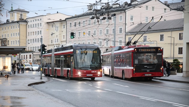 Auch in den Obussen werden Fahrkarten nicht gescannt. (Bild: Tröster Andreas)