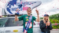 Andreas Vojta gewann den Flagship Run in Wien. Weltweit belegte er mit 68,5 Kilometern Platz zwei. (Bild: Philip Platzer for Wings for Life World Run)