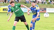 Philipp Baumgartner (li.) und St. Stefan unterlagen St. Michael/Lav. mit Adnan Shabani deutlich.