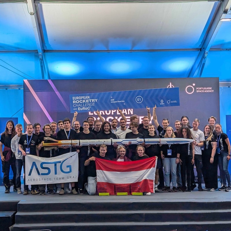 Beim Wettbewerb 2024 erreichte das Team den zweiten Platz. (Bild: Aerospace Team Graz)