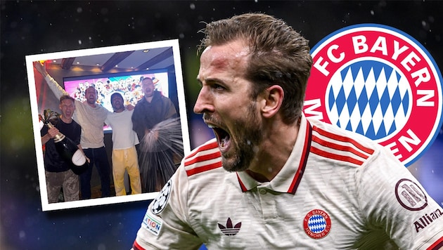 Harry Kane darf sich endlich über seinen ersten Titel freuen. (Bild: AP, Screenshot/Instagram_harrykane)