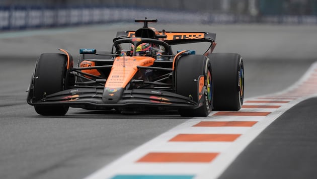 Oscar Piastri hat sich auch in Miami den Sieg geholt.  (Bild: AP/ASSOCIATED PRESS)