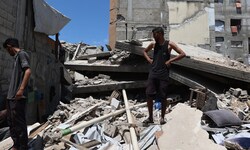 Palästinenser im zentralen Gazastreifen