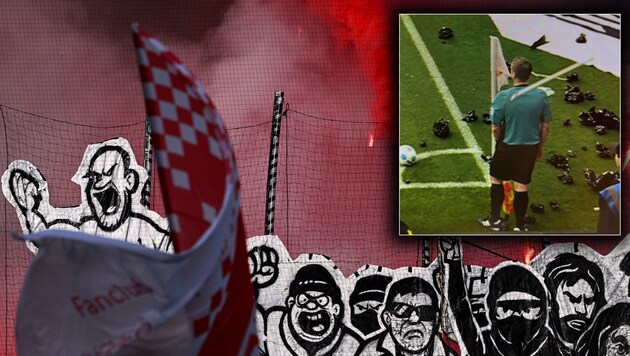 In der 30. Spielminute kam es zu unschönen Szenen.