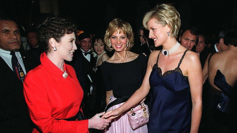 Prinzessin Diana 1996 bei der Met Gala (Bild: Viennareport)