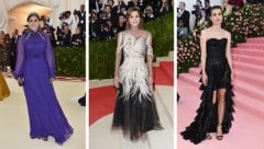 Prinzessin Beatrice, Königin Rania und Charlotte Casiraghi waren bereits Gäste der Met Gala in New York. (Bild: Krone KREATIV/Doug Peters / PA / picturedesk.com, HECTOR RETAMAL / AFP / picturedesk.com)