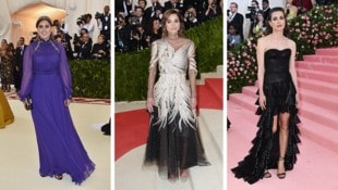 Prinzessin Beatrice, Königin Rania und Charlotte Casiraghi waren bereits Gäste der Met Gala in New York. (Bild: Krone KREATIV/Doug Peters / PA / picturedesk.com, HECTOR RETAMAL / AFP / picturedesk.com)
