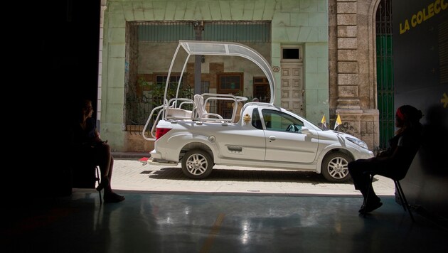 Das Papamobil gilt als außergewöhnlich gut gesichert. Franziskus wollte es noch einem guten ...