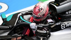 Mercedes-Pilot George Russell hat seinen Platz auf dem Miami-Stockerl sicher! (Bild: AFP/APA/Getty Images via AFP/GETTY IMAGES/Rudy Carezzevoli)