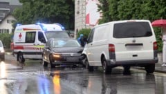 Die Unfallstelle in Wolfurt. 
