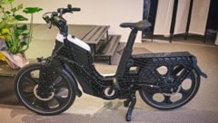 Das Münchner Startup Mocci fertigte mit KI-Unterstützung diesen Fahrradrahmen (hier am Bild ohne ...
