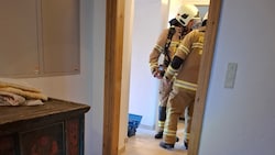 Die Floriani entlüfteten die ganze Wohnung. (Bild: FF Hallein)