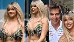 Ivana Knöll machte in Miami Halt – und poste auch für ein Selfie mit Toto Wolff.