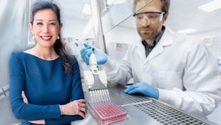 Greiner – hier Vorstandsvorsitzende Saori Dubourg – machte im Vorjahr 1,99 Milliarden Euro Umsatz. (Bild: Krone KREATIV/Andreas Pohlmann, Greiner Bio-One)