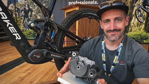 Produktmanager Sean Fingerhut: „Der neue CR-X ist für Wettkämpfe und ambitionierte Mountainbiker gedacht.“ (Bild: Wallner Hannes)