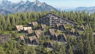 Das Triforet Hotel in Hinterstoder steckt in finanziellen Problemen.  (Bild: LucSienGroup)