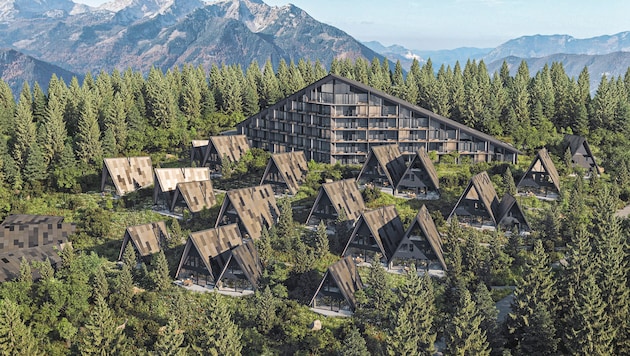 Das Triforet Hotel in Hinterstoder steckt in finanziellen Problemen.  (Bild: LucSienGroup)