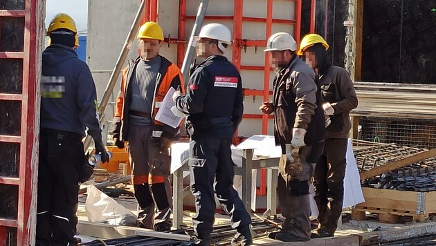 Die Baubranche im Visier der Finanzpolizei: 535 Beschäftigte wurden angezeigt.