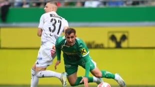 Rapid stolpert weiter durch die Liga.  (Bild: Pessentheiner Florian)