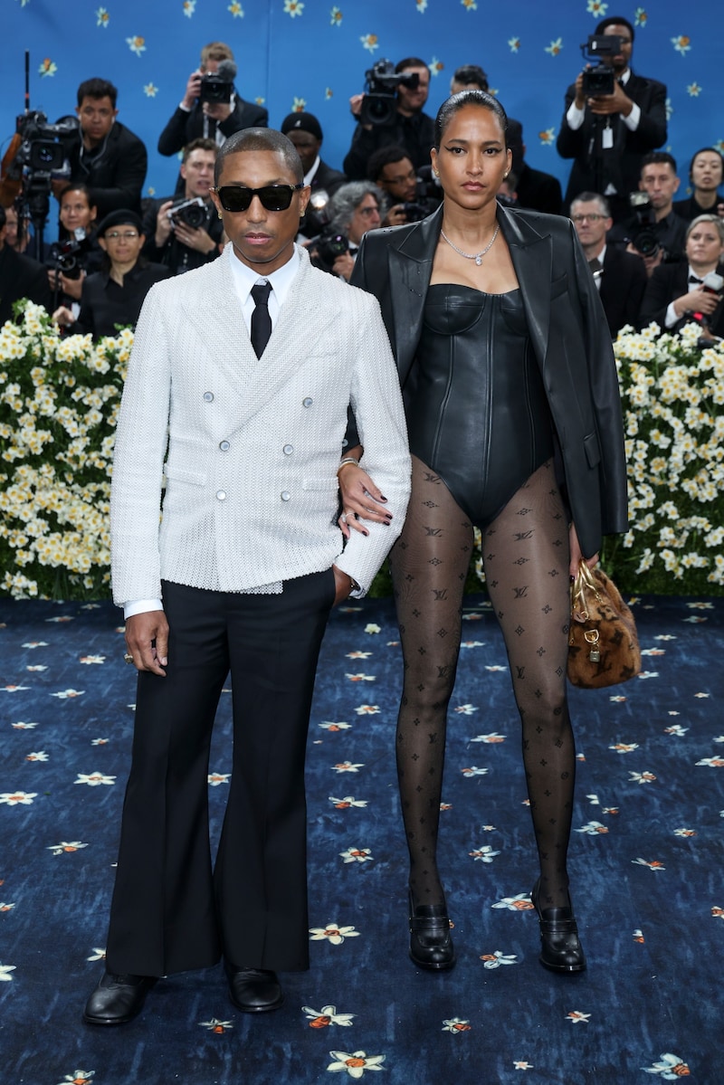 Pharrell Williams und Helen Lasichan (Bild: EPA/JUSTIN LANE)