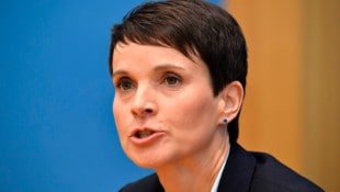 Die ehemalige AfD-Vorsitzende Frauke Petry (Bild: AFP/JOHN MACDOUGALL)