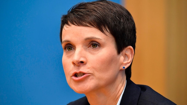Die ehemalige AfD-Vorsitzende Frauke Petry (Bild: AFP/JOHN MACDOUGALL)