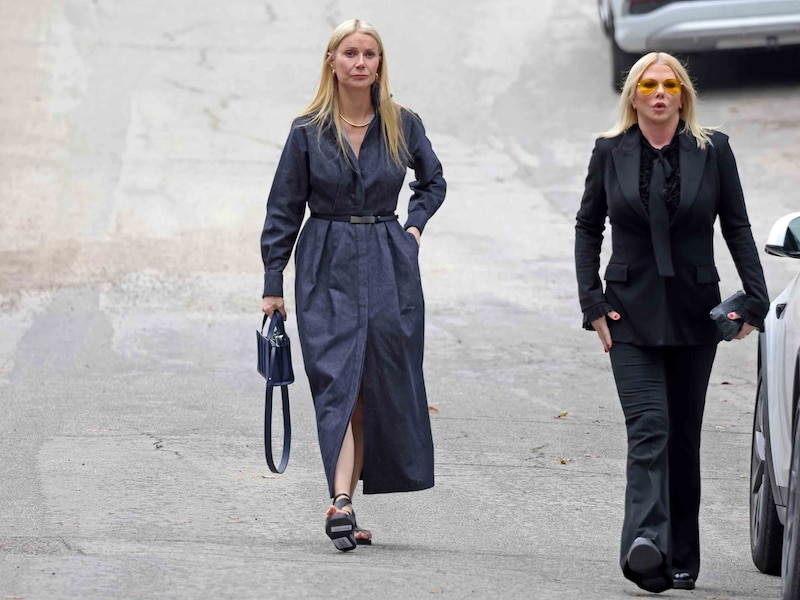 Finden Sie den Fehler? Gwyneth Paltrow leistete sich einen kleinen Fashion-Fauxpas. (Bild: PPS/www.PPS.at)