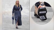 Gwyneth Paltrow zeigte sich perfekt gestylt. Wären da nicht die Preispickerln auf der Schuhsohle ...