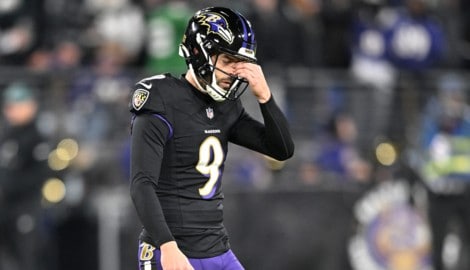 Justin Tucker wurde von den Baltimore Ravens entlassen. (Bild: AFP/APA/Getty Images via AFP/GETTY IMAGES/Greg Fiume)