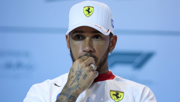 Hamilton hatte über Funk mit seiner Crew geschimpft. (Bild: AFP/APA/CHARLY TRIBALLEAU)