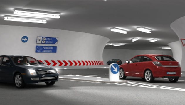 Das Tunnel-Projekt rief zahlreiche Gegner auf den Plan. Nun kam eine Anzeige bei der Wirtschafts- und Korruptionsstaatsanwaltschaft hinzu. (Bild: VLK / Land Vorarlberg)