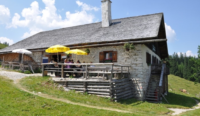 Historische Postalmhütte