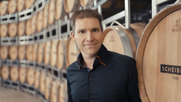 Der Andauer Paradewinzer Erich Scheiblhofer hat einen neuen, leichten Rotwein auf den Markt ...