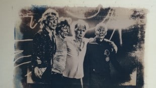 So kennt man sie: Die Rolling Stones – Bild aus der Ausstellung (Bild: Christian Hasenleithner)