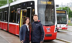 Elisabeth Urbanitsch (48) und Florijan Isaku (35) vertreten Österreich bei der Tram-WM im ...