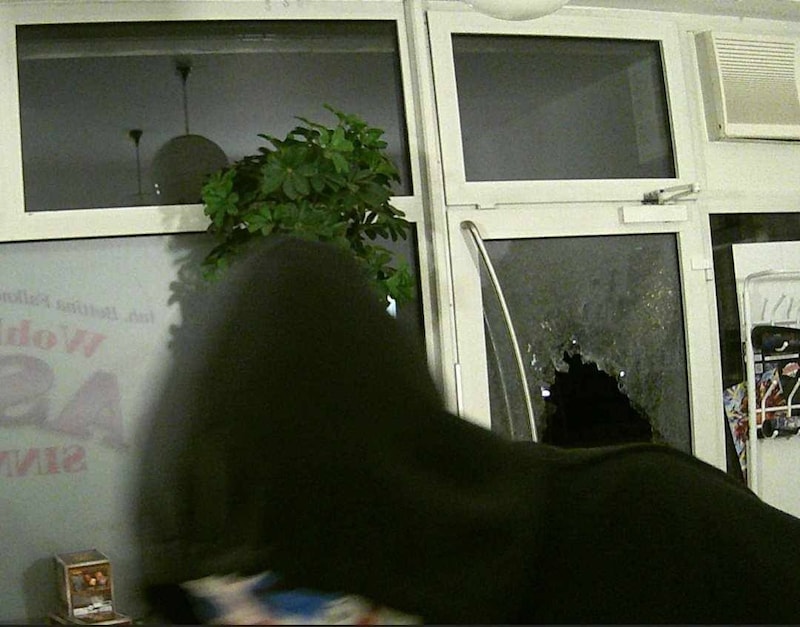 Der Horror-Clown auf der Flucht (Bild: A. Falkner)