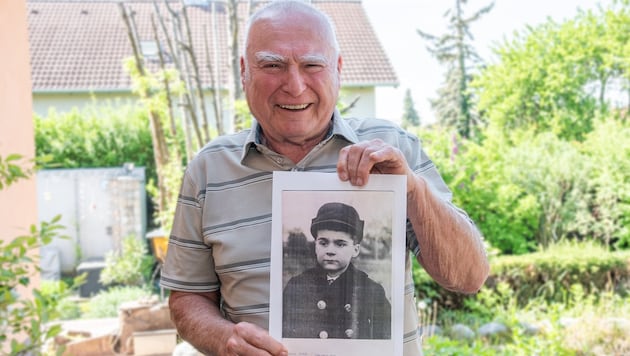 Heinz Siedl, 86, lebt heute in Eggendorf. Mit sechs Jahren flüchtete er von Wien nach Baden und ...