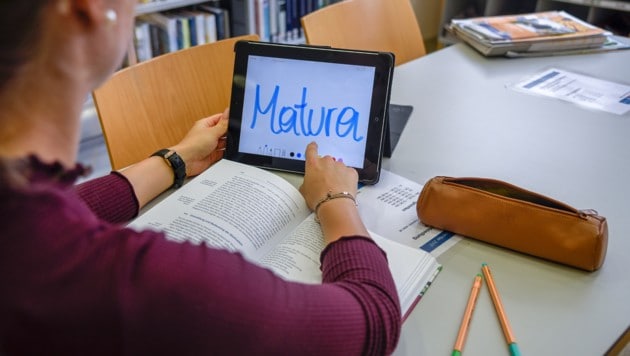 Die Achtklässler treten dieser Tage zu den schriftlichen Maturaprüfungen an. (Bild: Brenek Malena)